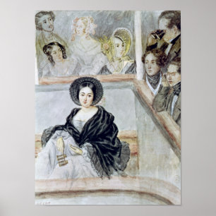 Marie Duplessis in het theater Poster