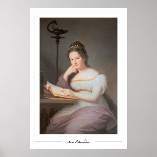 Marie Ellenrieder Zedign Art Poster #1 (Voorkant)