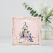 Marie en een Swan Bridal Shower Kaart (Staand voorkant)