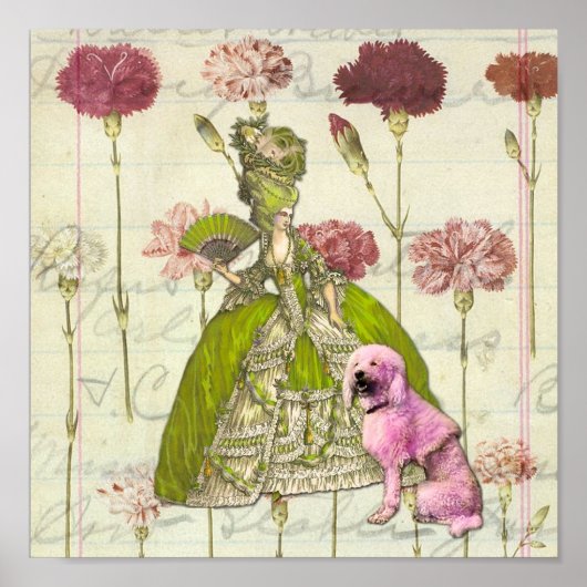 Marie en Hare Poodle Poster (Voorkant)