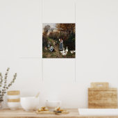 Marie François Firmin-Girard Shepherd Girl Poster (Keuken)