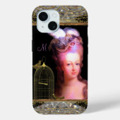Marie Frans Charm Monogram Case-Mate iPhone Case (Achterkant)