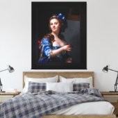 Marie Gabrielle Capet Self Portrait Canvas Afdruk (Insitu (Slaapkamer))