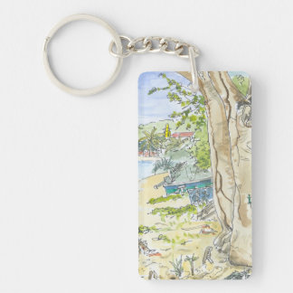 Marie Galante Beach Sleutelhanger
