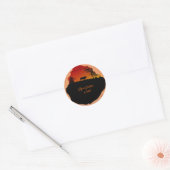 Marie-Galante eiland Ronde Sticker (Envelop)