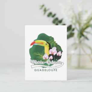 Marie Galante Guadeloupe logo Briefkaart