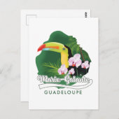 Marie Galante Guadeloupe logo Briefkaart (Voorkant / Achterkant)