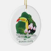 Marie Galante Guadeloupe logo Keramisch Ornament (Rechts)