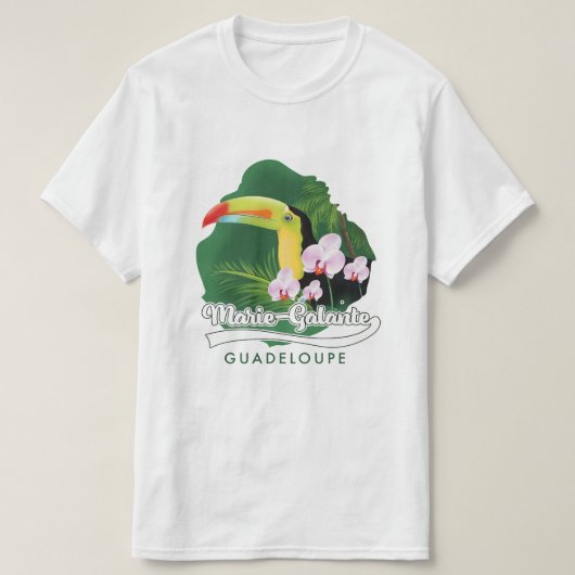 Marie Galante Guadeloupe logo T-shirt (Design voorkant)