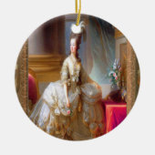 Marie geïnspireerd French Baroque Keramisch Ornament (Voorkant)