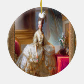 Marie geïnspireerd French Baroque Keramisch Ornament (Achterkant)