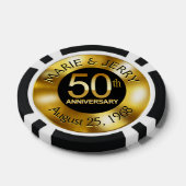 Marie & Jerry 50e Anniv 1968 casino chip (Enkel)