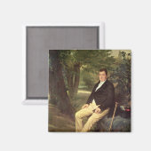 Marie-Joseph Marquis de La Fayette Magneet (Voorkant / Achterkant)