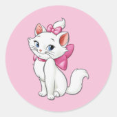 Marie Klassieke Ronde Sticker (Voorkant)