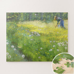 Marie Krøyer in de tuin bij Skagen-PS Kroyer Legpuzzel