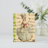 Marie, Lady Digital Art Briefkaart (Staand voorkant)