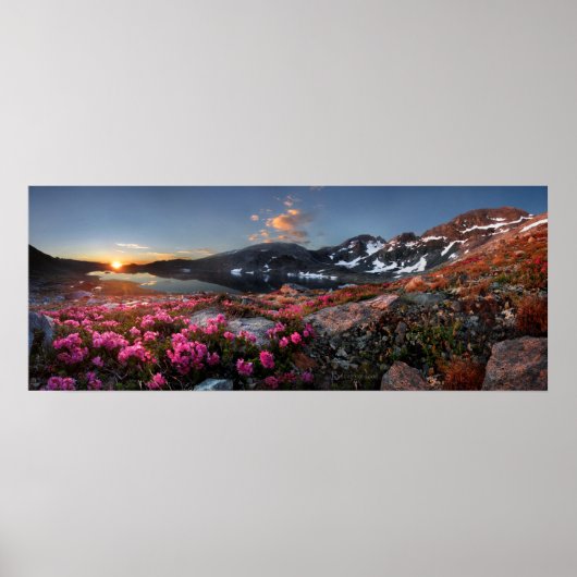 Marie Lakes Sunrise - John Muir Trail - Sierra Poster (Voorkant)