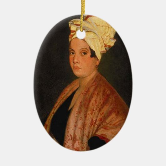 Marie Laveau: De Voodoo Queen Keramisch Ornament (Voorkant)