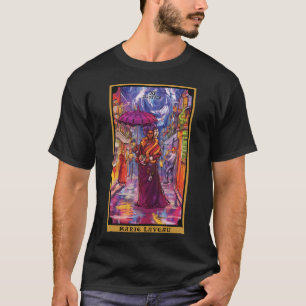 Marie Laveau Justice Tarot Kaart Apparel T-shirt