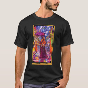 Marie Laveau Justice Tarot Kaart Voodoo Witch New T-shirt