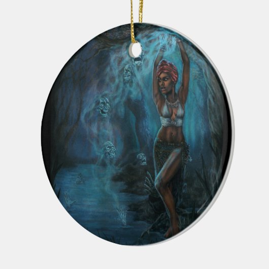 Marie Laveau Keramisch Ornament (Links)