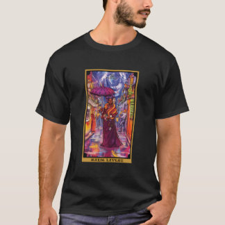 Marie Laveau Rechtvaardigheid Tarotkaart Voodoo He T-shirt