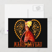Marie Laveau Voodoo Hoge Priestess Briefkaart (Voorkant / Achterkant)