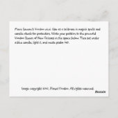 Marie Laveau Voodoo Vévé Briefkaart (Achterkant)