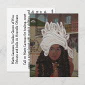 Marie Laveaux Briefkaart (Voorkant / Achterkant)