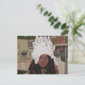 Marie Laveaux in het Franse kwartaal Briefkaart (Staand voorkant)