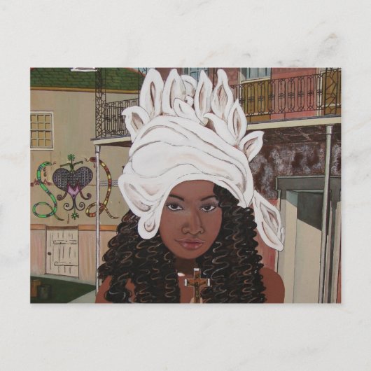 Marie Laveaux in het Franse kwartaal Briefkaart (Voorkant)