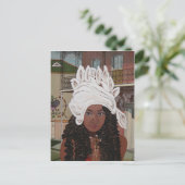 Marie Laveaux in het Franse kwartaal Briefkaart (Staand voorkant)