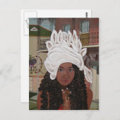 Marie Laveaux in het Franse kwartaal Briefkaart (Voorkant / Achterkant)