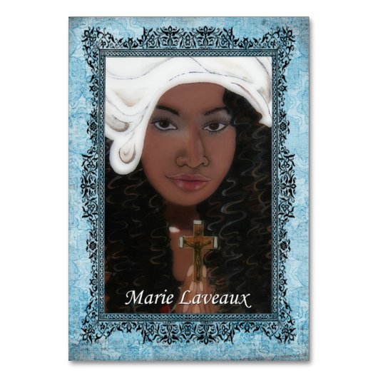 Marie Laveaux Prayer Kaart (Voorkant)