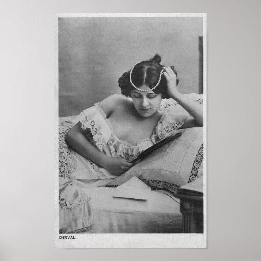 Marie-Louise Derval - Vintage Image Poster (Voorkant)