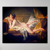 Marie-Louise O'Murphy mistress - François Boucher Poster (Voorkant)