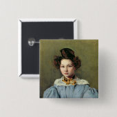 Marie Louise Sennegon, 1831 Vierkante Button 5,1 Cm (Voorkant /achterkant)