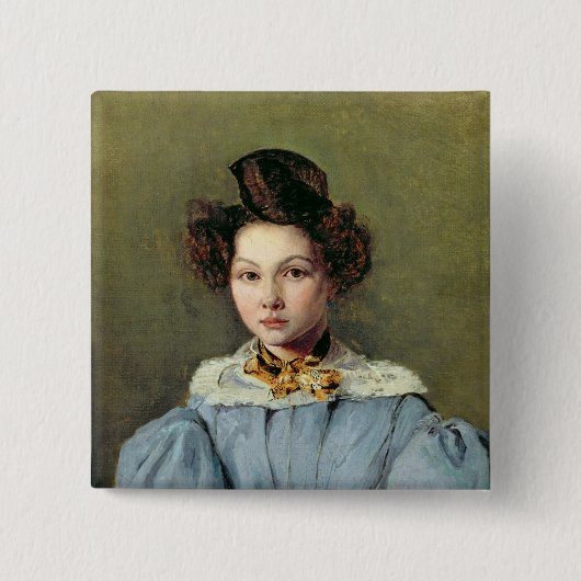 Marie Louise Sennegon, 1831 Vierkante Button 5,1 Cm (Voorkant)