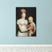 Marie-Louise van Habsbourg-Lorraine Canvas Afdruk (Insitu (Houten vloer))