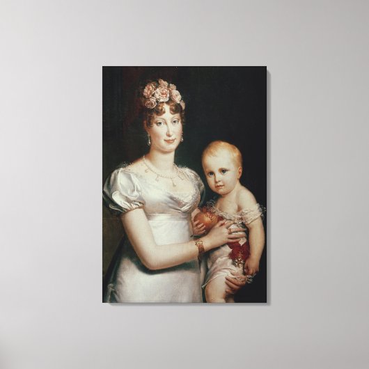 Marie-Louise van Habsbourg-Lorraine Canvas Afdruk (Voorkant)