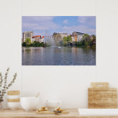 Marie-Louiseplein in Brussel, België Poster (Keuken)