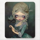Marie Masquerade gothic Rococo Mousepad Muismat (Voorkant)