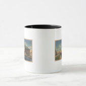 Marie, MI - Uitzicht van Freighter die MacArthur v Mok (Midden)