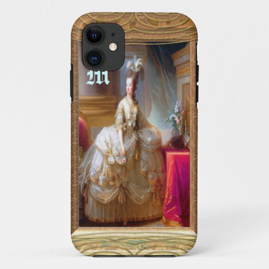 Marie Monogram Case-Mate iPhone Case (Achterkant)