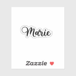 Marie Name - handgeschreven kalligrafie Sticker