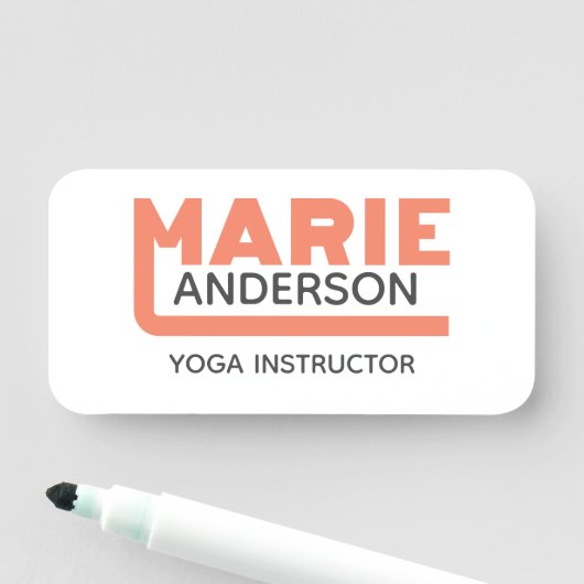 Marie Name Tag (In situ)