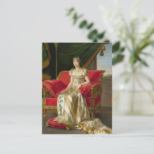 Marie Pauline Bonaparte Princess Borghese, 1808 Briefkaart (Staand voorkant)