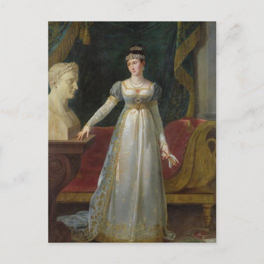 Marie Pauline Bonaparte Princess Borghese, 1808 Briefkaart (Voorkant)