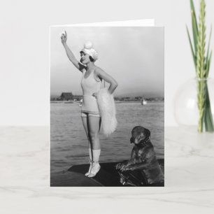 Marie Prevost met Teddy-foto Kaart
