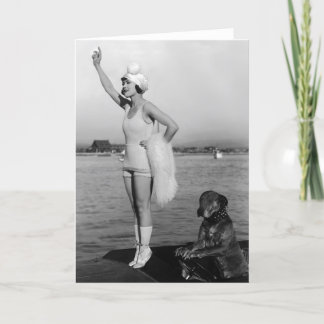 Marie Prevost met Teddy-foto Kaart